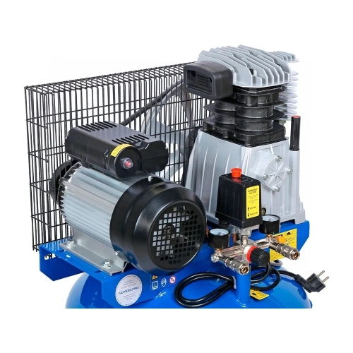 Компрессор вертикальный поршневой NORDBERG с ременной передачей 220 В, ресивер 150 л, 446 л/мин NCEV150/480 фото 5