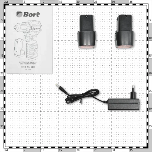Дрель-шуруповерт аккумуляторная BORT BAB-16-BLK (2x2Ah+ЗУ) 93414868 фото 10
