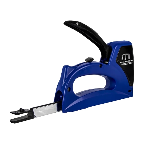 Степлер механический КОБАЛЬТ скобы 6-14 мм, тип 53, корпус из АВС-пластика, мет. крышка, регулятор удара, индикатор перезарядки 919-005 фото 4