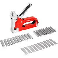 Степлер WORKPRO 3-в-1 4-14мм в кейсе с набором скоб WP223005