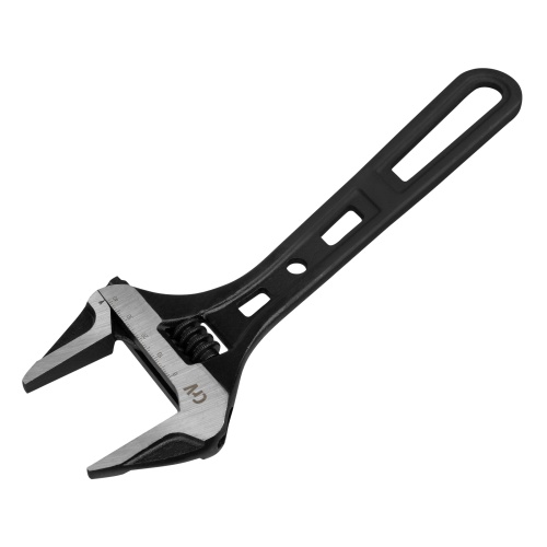 Ключ разводной, 250 мм, CrV, кованый Denzel фото 2 Ключ разводной, 250 мм, CrV, кованый Denzel фото 2