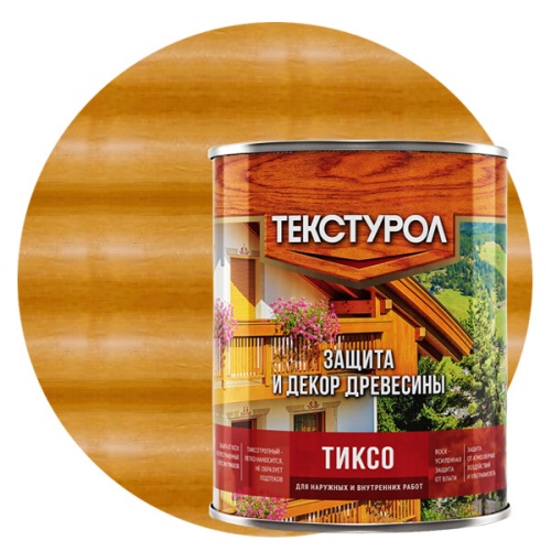 Средство для защиты древесины Текстурол Тиксо Дуб 1 л Средство для защиты древесины Текстурол Тиксо Дуб 1 л