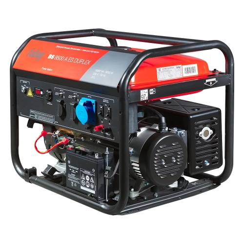 Бензиновая электростанция FUBAG с электростартером и коннектором автоматики bs 8500 a es duplex 641089 фото 3