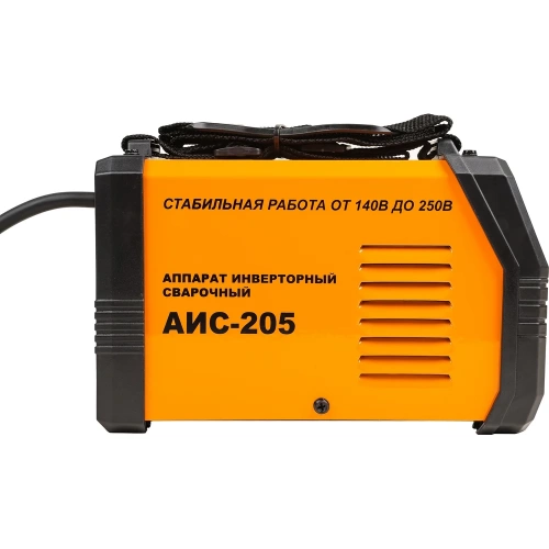 Инвертор сварочный СПЕЦ АИС-205, 230 В, А20-205, электр. 1,6-4 мм (акс.в компл.) + краги 4187/И-8079-И фото 9 Инвертор сварочный СПЕЦ АИС-205, 230 В, А20-205, электр. 1,6-4 мм (акс.в компл.) + краги 4187/И-8079-И фото 9