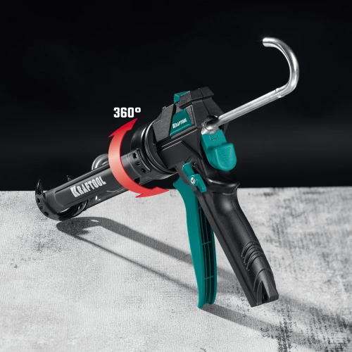 Универсальный закрытый пистолет для герметика 310 мл KRAFTOOL Ultra 06679 фото 7 Универсальный закрытый пистолет для герметика 310 мл KRAFTOOL Ultra 06679 фото 7