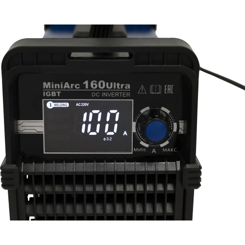Инверторный сварочный аппарат (160 А; 3+1.5 м; ПВ 60%) Richip MiniArc 160Ultra фото 6 Инверторный сварочный аппарат (160 А; 3+1.5 м; ПВ 60%) Richip MiniArc 160Ultra фото 6