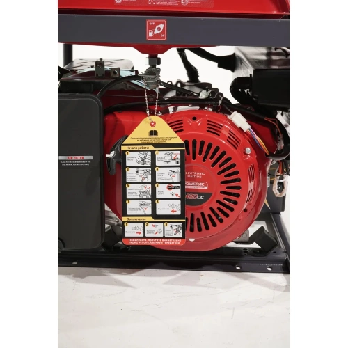 Генератор бензиновый электрический POWERAC 8 кВт, 220В, 16л.с., электростартер + АКБ PR8500H2E фото 5 Генератор бензиновый электрический POWERAC 8 кВт, 220В, 16л.с., электростартер + АКБ PR8500H2E фото 5