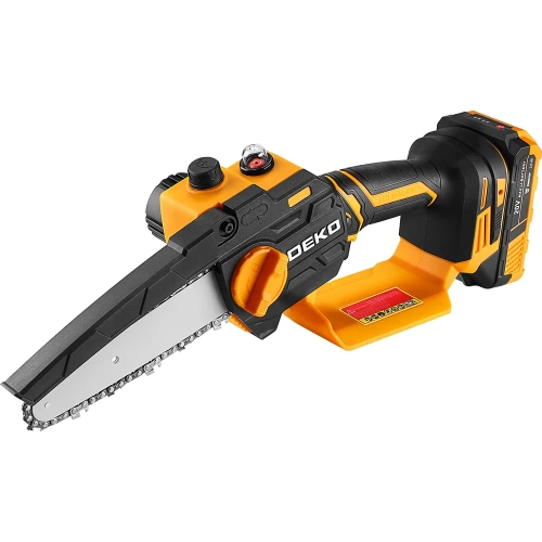 Пила цепная аккумуляторная DEKO DKCHS 20-6, 20 В, 1x3.0 Ач 063-4307-1 Пила цепная аккумуляторная DEKO DKCHS 20-6, 20 В, 1x3.0 Ач 063-4307-1