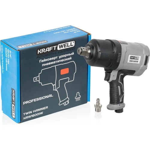 Пневматический ударнный гайковерт KraftWell KRW1600IW фото 7 Пневматический ударнный гайковерт KraftWell KRW1600IW фото 7