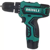 Аккумуляторная дрель-шуруповерт MINLI 10mm 22N.m Li-ion 12Vx2 DC102.3