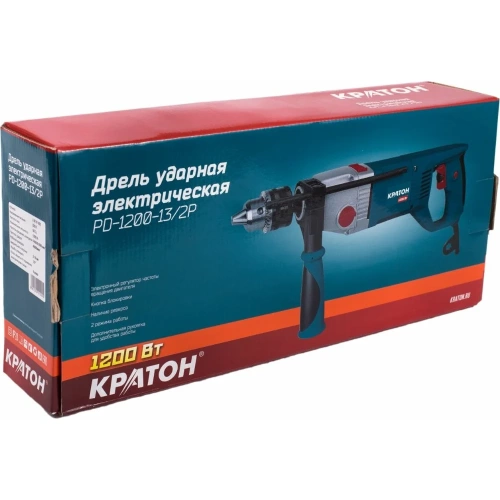 Ударная дрель Кратон PD-1200-13/2P 3 02 01 025 фото 9 Ударная дрель Кратон PD-1200-13/2P 3 02 01 025 фото 9