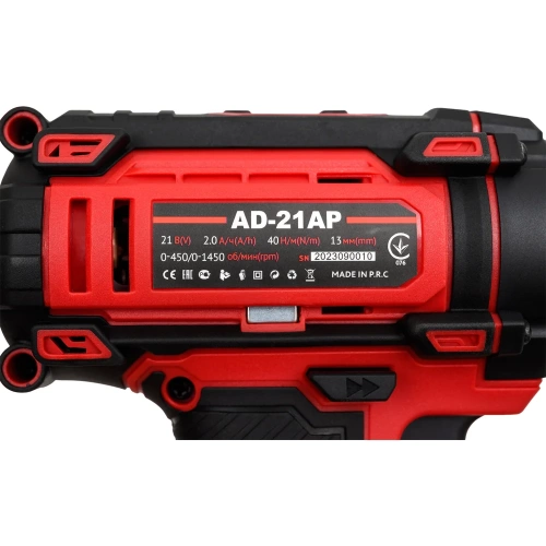 Аккумуляторная дрель-шуруповерт EDON AD-21AP 15422 фото 9