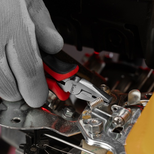 Плоскогубцы Mini, 130 мм, никелированные, авторазжим, двухкомпонентные рукоятки Matrix фото 10