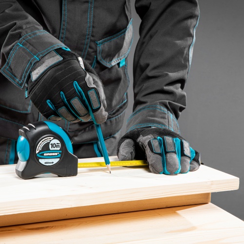 Рулетка "Schlagfest",10 м x 25 мм,магнитный обрезиненный зацеп,двусторонняя шкала,автоматическая фиксация Gross фото 8 Рулетка "Schlagfest",10 м x 25 мм,магнитный обрезиненный зацеп,двусторонняя шкала,автоматическая фиксация Gross фото 8