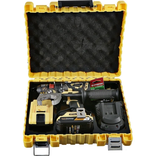Аккумуляторная дрель-шуруповерт Hanskonner HCD1865BLC фото 9
