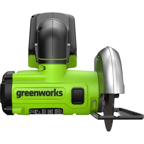 Угловая мини-шлифмашина аккумуляторная GreenWorks GD24UCS, 24В, б/щет., 20000 об/мин, 76 мм, рез 18 мм, без АКБ и ЗУ 3402007 фото 5