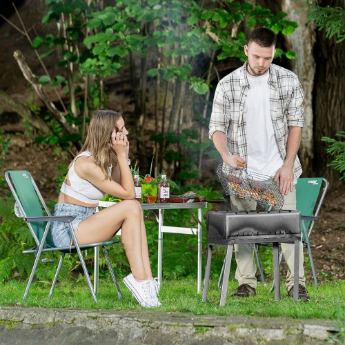 Мангал облегченный с ребрами жесткости 500 х 300 х 500 мм, Camping Palisad фото 12