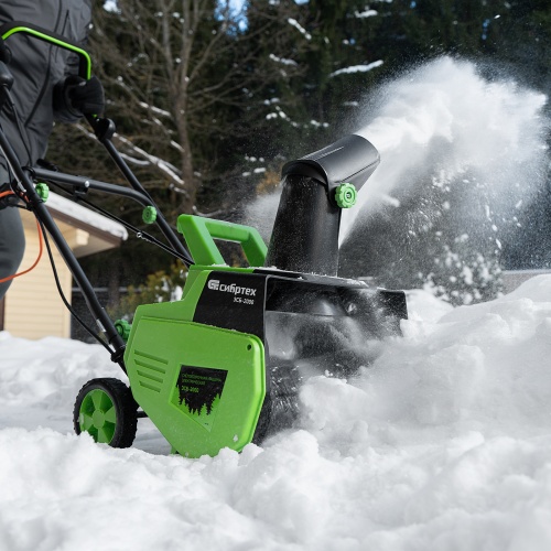 Снегоуборочная машина электрическая ЭСБ-2000, 2 кВт Сибртех фото 23