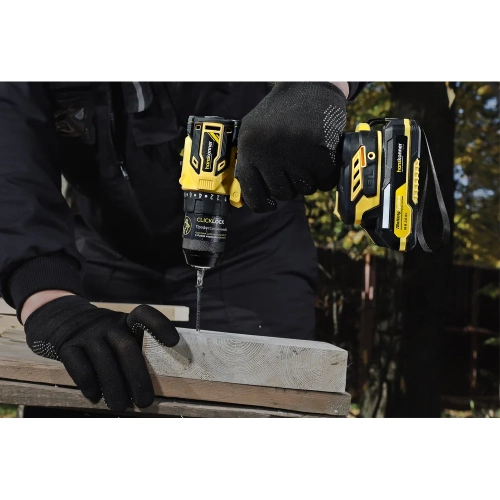 Дрель аккумуляторная Hanskonner 1BatterySystem HCD2065BLC фото 5