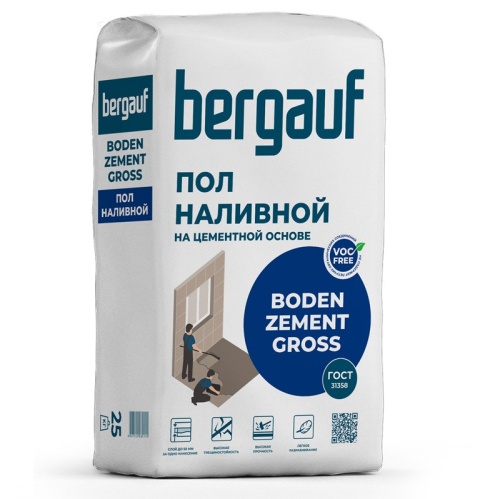 Наливной пол универсальный Boden Zement Gross 25 кг