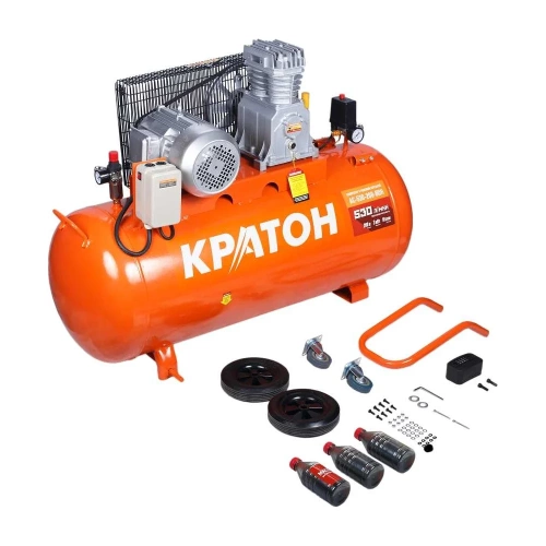 Масляный компрессор с ременным приводом Кратон AC-530-200-BDH 3 01 01 043 фото 10