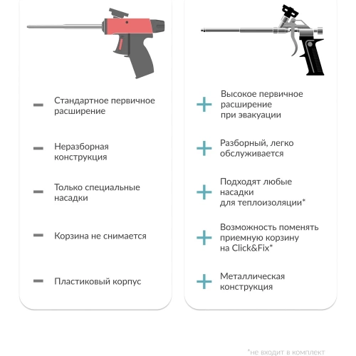 Пистолет для монтажной пены и клея KUDO LIGHTWEIGHT ELITE KUPGUN21 фото 7 Пистолет для монтажной пены и клея KUDO LIGHTWEIGHT ELITE KUPGUN21 фото 7