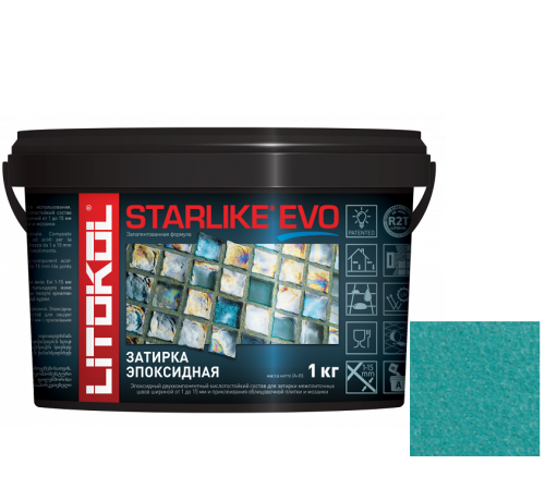 Затирка эпоксидная для швов Litokol Starlike Evo S.410 Verde Smeraldo1 кг