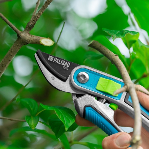 Секатор с наковальней, 215 мм, регулировка захвата, трехкомпонентные рукоятки, LUXE Palisad фото 13