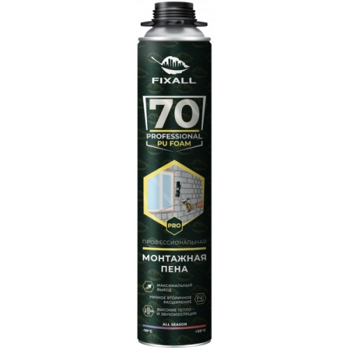 ПЕНА ПРОФЕССИОНАЛЬНАЯ FIXALL 70 PRO 890мл