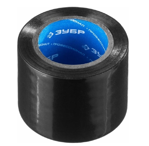 Изолента ПВХ Зубр Х-50 1237-2 10000х50 мм черная фото 3