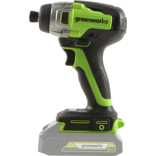 Ударный аккумуляторный винтоверт Greenworks GD24ID3 3802807 фото 8