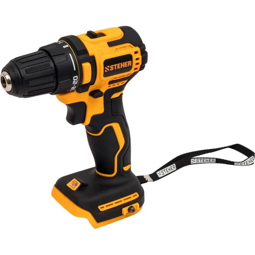 Бесщеточная дрель-шуруповерт STEHER 20 В, 45 Н·м, без АКБ (LMS), CB-45