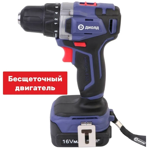Аккумуляторная дрель-шуруповерт ДИОЛД ДЭА-16Л-08 10022155 фото 5