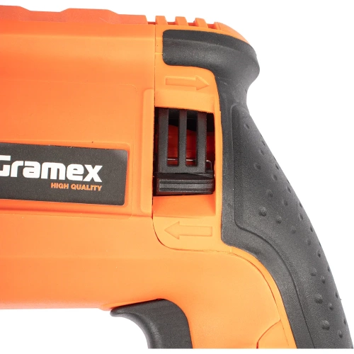 Перфоратор электрический Gramex HRH-800 (800Вт,0-1300об/мин,0-5800уд/мин,3,2Дж,3 реж,SDS+) Картон (1/5) 018504 фото 7 Перфоратор электрический Gramex HRH-800 (800Вт,0-1300об/мин,0-5800уд/мин,3,2Дж,3 реж,SDS+) Картон (1/5) 018504 фото 7