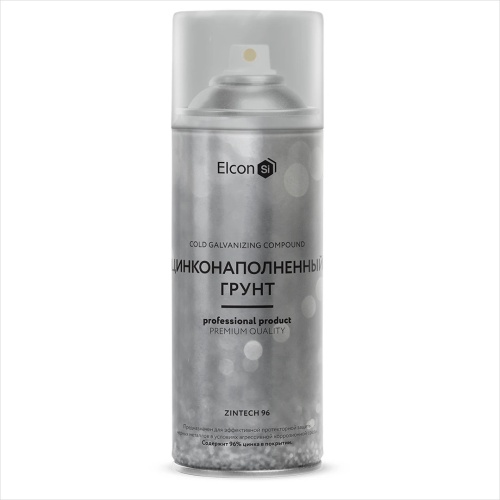 Грунт-эмаль аэрозоль цинконаполненная Elcon Zintech 96% 520 мл