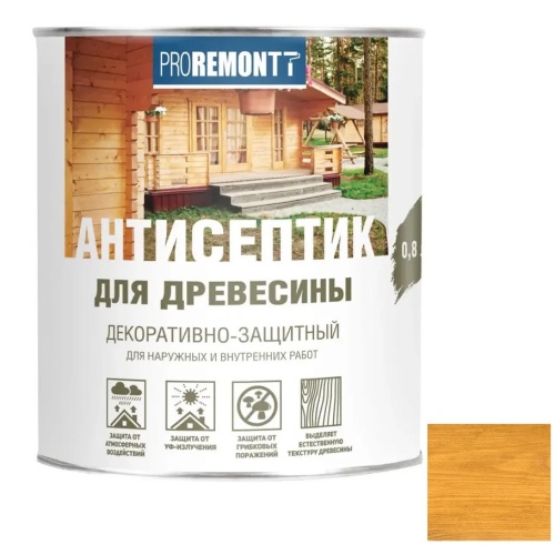 Антисептик для древесины Proremontt орегон 0,8 л