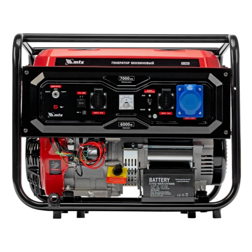 Генератор бензиновый RS-9000E, 7 кВт, 230В, электростартер MTX фото 4