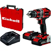 Аккумуляторная дрель Einhell pxc te-cd 18/50 li bl, 18в, 50нм, патрон 13мм, 2x2,0 ач, кейс 4513896