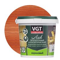 Лак пропиточный с антисептиком VGT махагон 0,9 кг