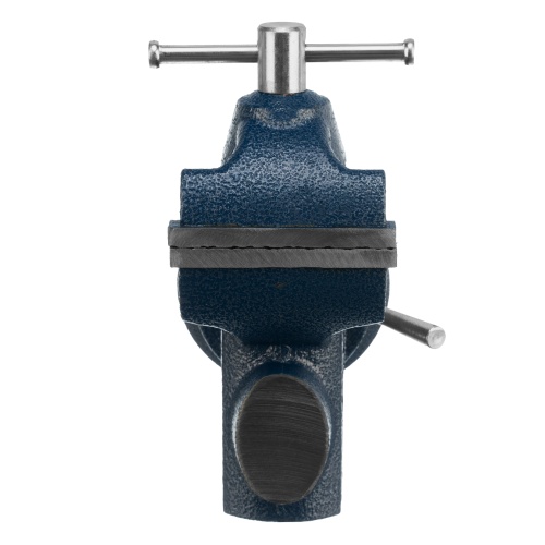 Тиски слесарные, настольные, поворотные, ширина рабочих губок 50 мм, наковальня Сибртех фото 3