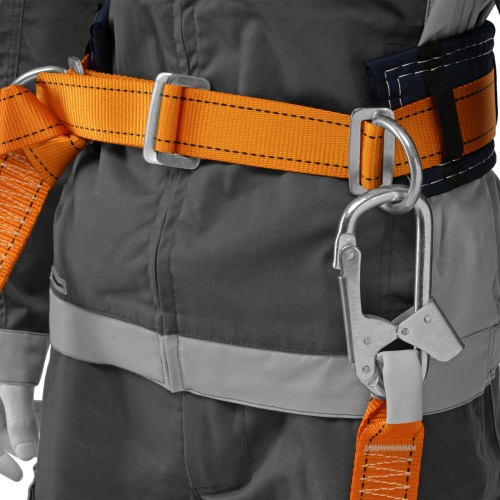 Удерживающая привязь УП I, безлямочная, А-строп из синтетической ленты Сибртех фото 5