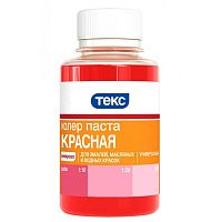 Колер-паста Текс Универсал №1 красная 0,1 л