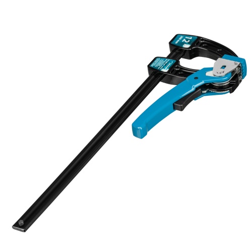 Струбцина реечная быстрозажимная 12, металлический корпус, рычажный храповой механизм, 300 мм Gross фото 8