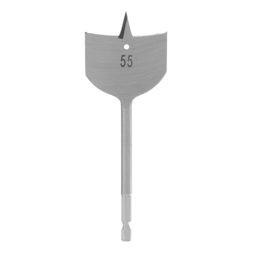 Сверло по дереву перовое, 55 мм, шестигранный хвостовик Matrix