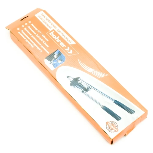 Силовой заклёпочник BOHRER 430 мм, заклепки 3,2; 4,0; 4,8, с удлиненными обрезиненными рукоятками 47015430 фото 5 Силовой заклёпочник BOHRER 430 мм, заклепки 3,2; 4,0; 4,8, с удлиненными обрезиненными рукоятками 47015430 фото 5