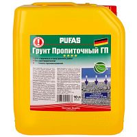 Грунт глубокого проникновения Pufas Пропиточный ГП с защитой от плесени морозостойкий 10 л
