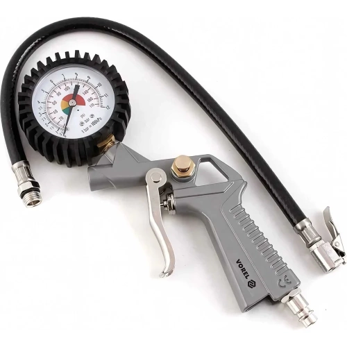 Пистолет для накачивания колес VOREL с манометром 81650 фото 5