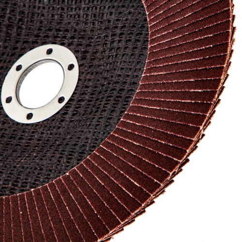 Круг лепестковый торцевой КЛТ-1, зернистость Р 80, 180 х 22.2 мм фото 4