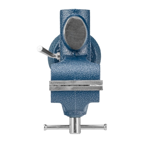 Тиски слесарные, настольные, поворотные, ширина рабочих губок 65 мм, наковальня Сибртех фото 5