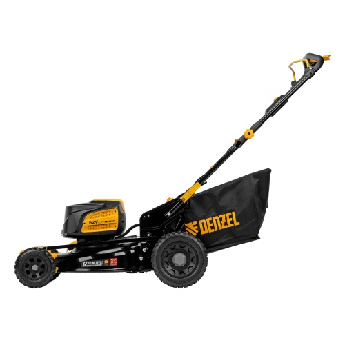 Газонокосилка аккумуляторная бесщет., RLMS560-62, привод, 560 мм, Li-ion, 62В Denzel фото 3